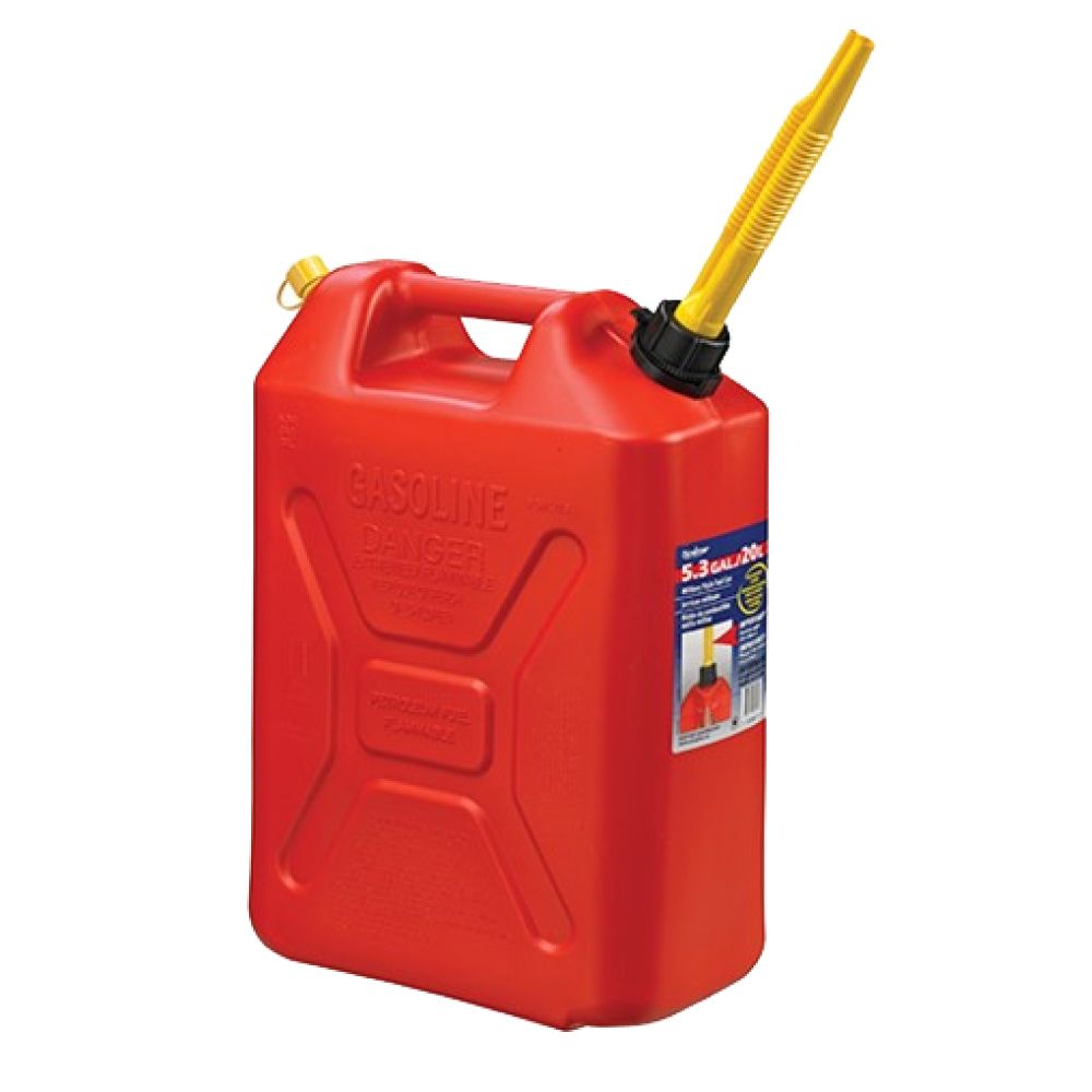 20L Fuel Upright Jerry Can Red - Scepter