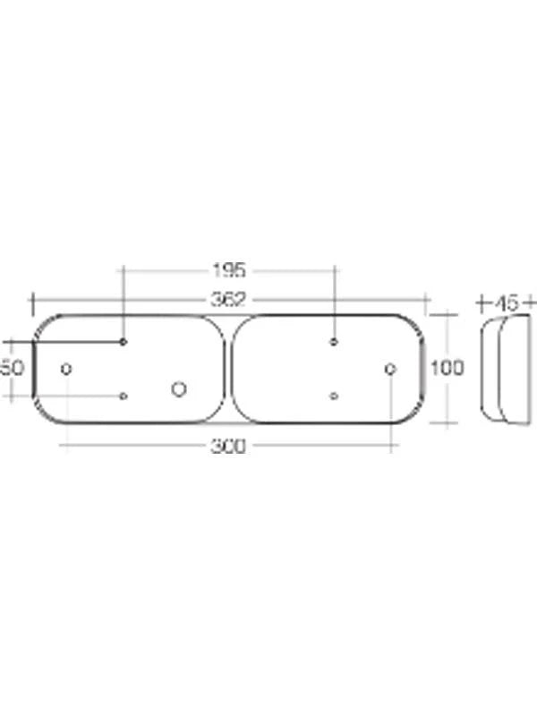 Rear Direction Lamp Stop/Tail/Indicator Light LED 9 to 33V - Narva | Universal Auto Spares