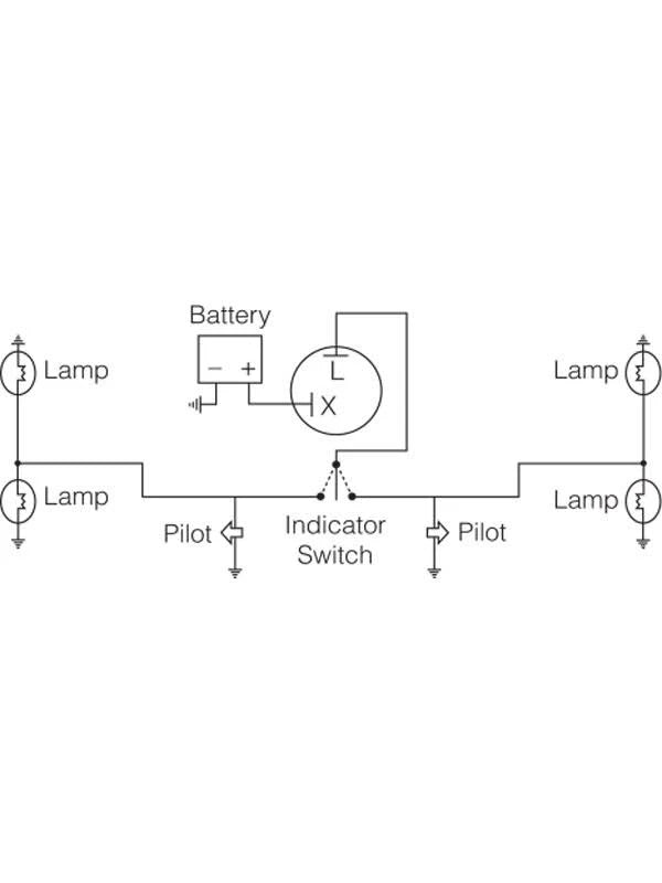Thermal Flasher Unit 12V 2 Pin - Narva
