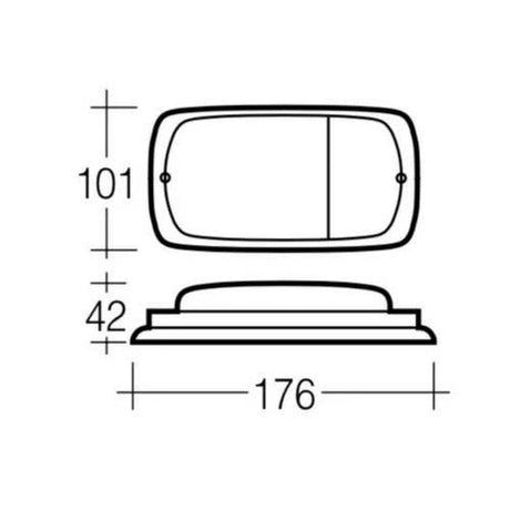 Rear Stop/Tail Direction Indicator Lamp (Red/Amber) - Narva
