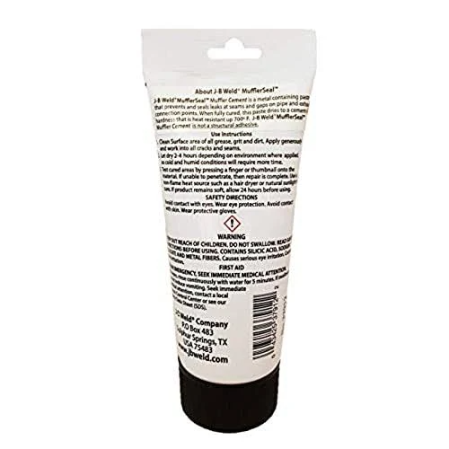 Muffler Seal Muffler Cement Metal Containing Paste 170g - J-B Weld