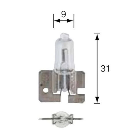 12V H1 55W Arctic Plus 50 Halogen Headlight Globes - Narva