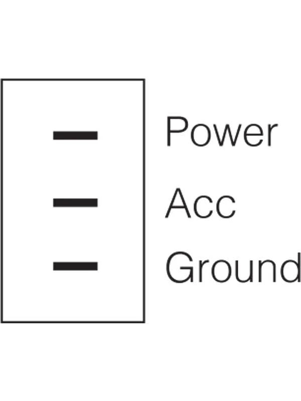 Rocker Switch Off/On SPST Blue LED 20A at 12V - Narva