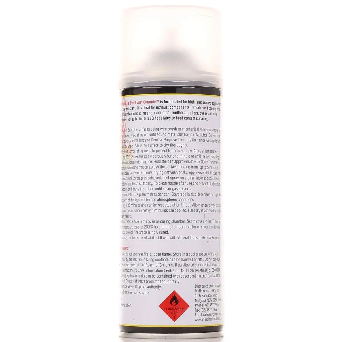 High Heat Ceramic Aerosol Paint Clear 340g - Dupli-Color