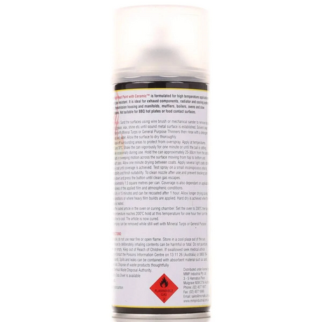 High Heat Ceramic Aerosol Paint Clear 340g - Dupli-Color