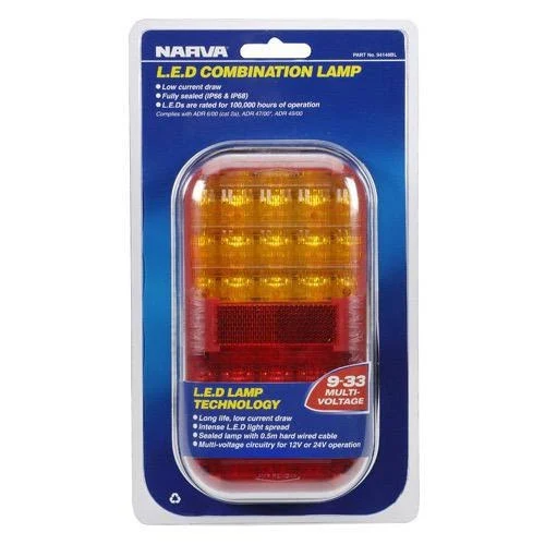 Light LED Rear Stop/Tail & Direction Indicator Lamp 9 to 33V - Narva