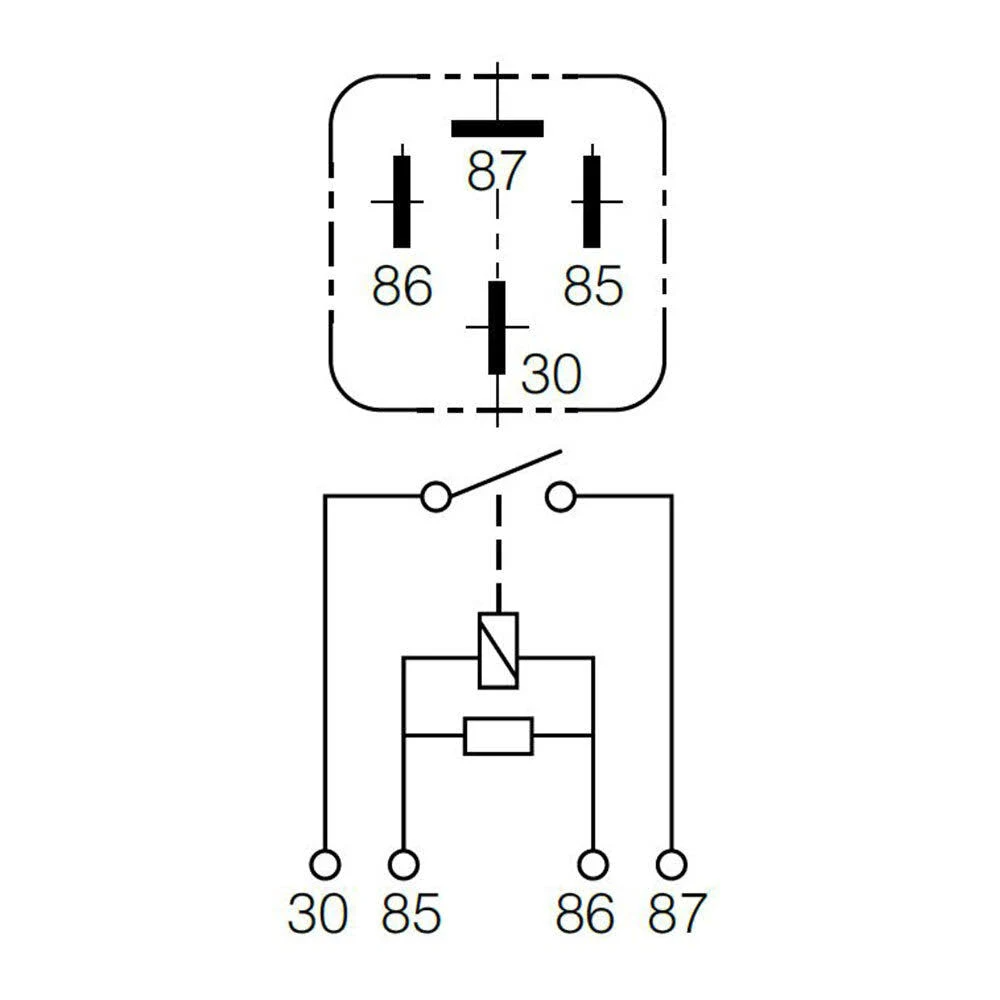 12V 40A Normally Open 4 Pin Relay 1 Piece - Narva