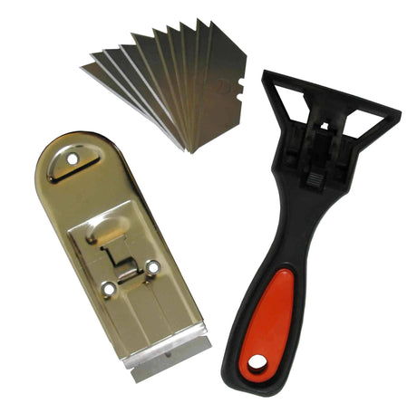 2 Pieces Safety Scraper Set With 10 Extra Blades - PKTool | Universal Auto Spares