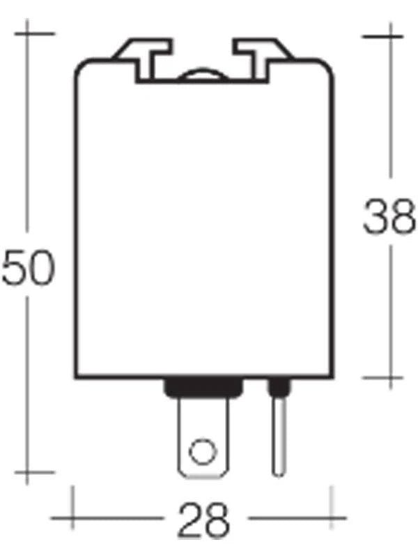 Electronic LED Flasher 12V 2 Pin - Narva