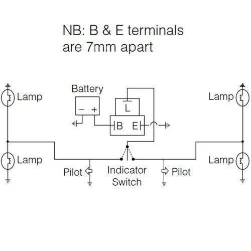 Electronic Flasher 12V 3 Pin Load Sensitive Type - Narva