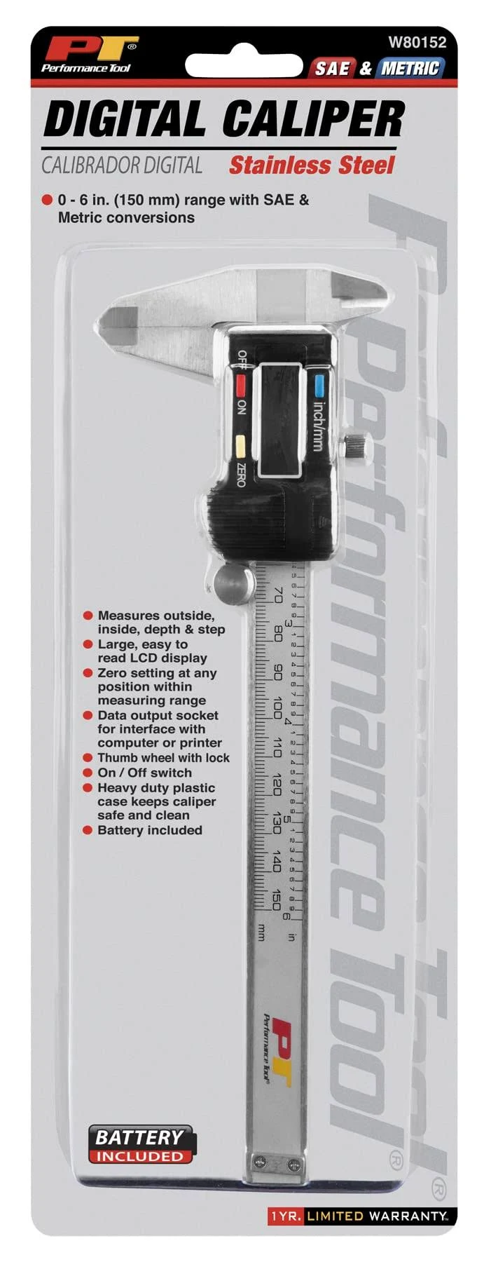 6" Caliper-Digital - P-TOOLS
