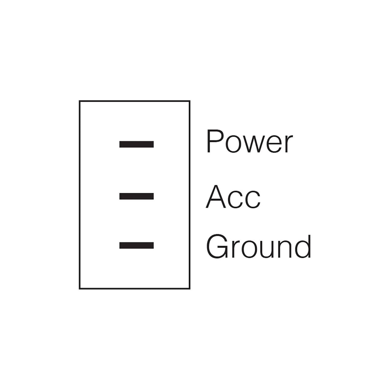 Rocker Switch Off/On SPST Amber LED 20A at 12V - Narva