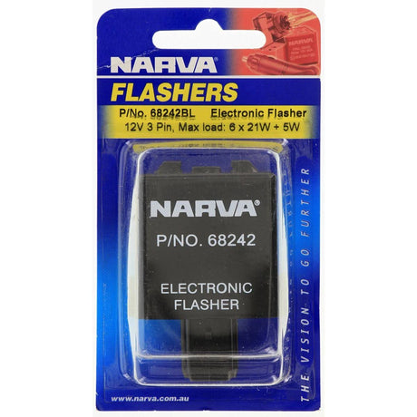 Electronic Flasher 12V 3 Pin Load Sensitive Type - Narva | Universal Auto Spares