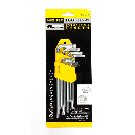 Hex Key Tool CR.V.MO Extra Long Length - RONG BIN