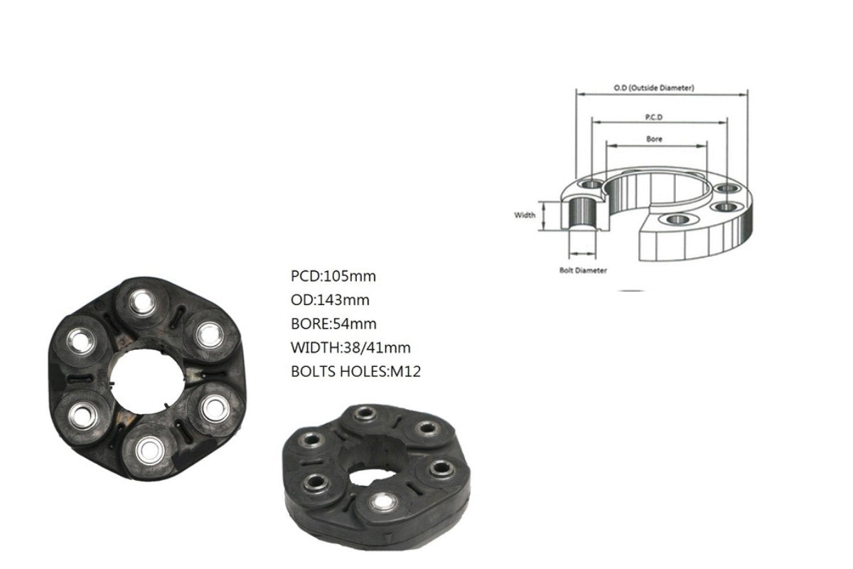Tail Shaft Coupling (Propshaft Joint) BMW X3 F25/G01 2011 - 2024 TSC - BMX3 - 005 - Sterling Parts - Transmission & Drivetrain - Sterling Parts