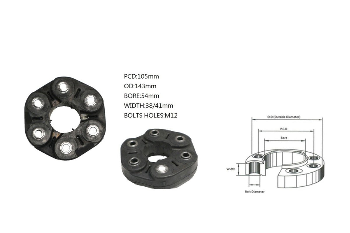 Tail Shaft Coupling (Propshaft Joint), E71/F16/F86/F96/G06 BMW X6 2008 - ONWARDS TSC - BMX6 - 005 - Sterling Parts - Transmission & Drivetrain - Sterling Parts