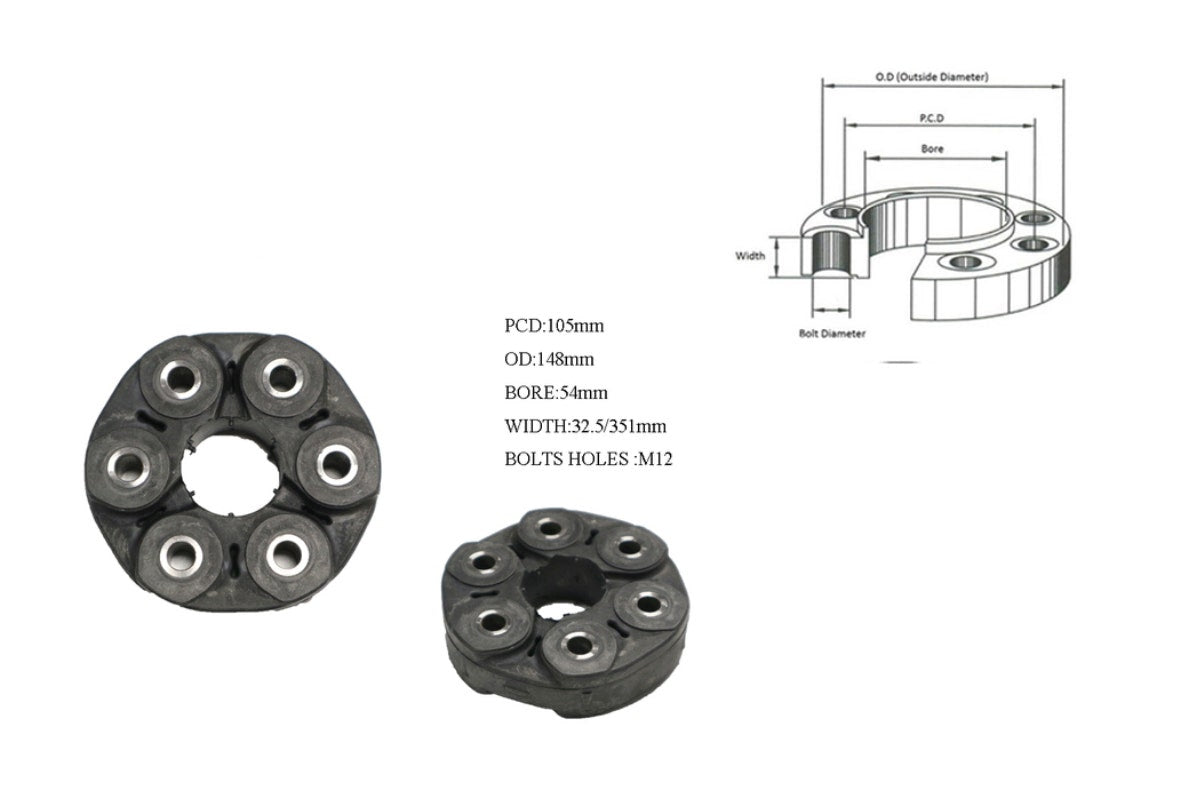 Tail Shaft Coupling (PCD 110mm) Ford Territory SZ 2011 - 2016 TSC - FDTE - 007 - Sterling Parts - Transmission & Drivetrain - Sterling Parts
