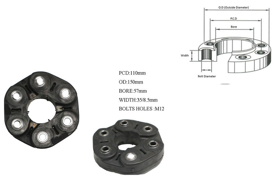 Tail Shaft Coupling (Propshaft Joint) Holden Commodore VZ/VE 2004 - 2013 TSC - HLCD - 024 - Sterling Parts - Transmission & Drivetrain - Sterling Parts