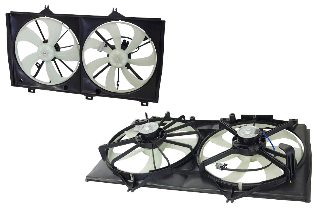 Radiator Fan (Dual, 2.4L Petrol) Toyota Camry CV40 2006 - 2011 TYCA-FNR-44F - Sterling