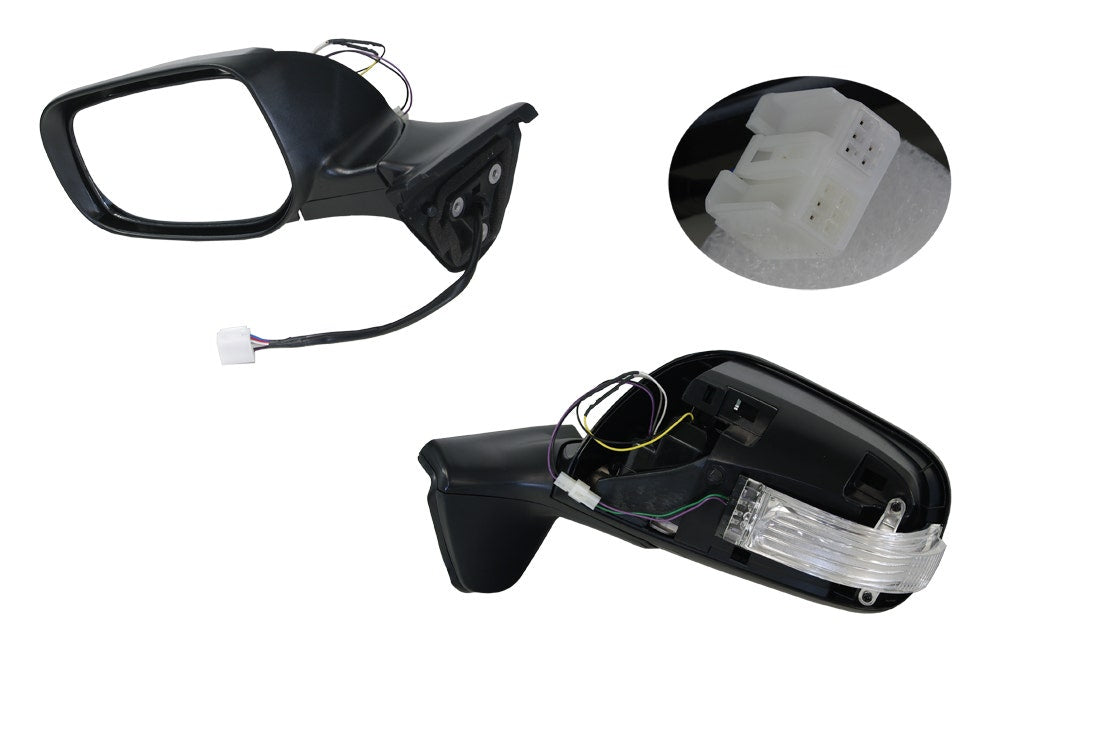 Door Mirror (LHS, Electric, with Blinker Folding) Toyota Corolla ZRE152 2009 - 2012 TYCO-DOM-71L - Sterling