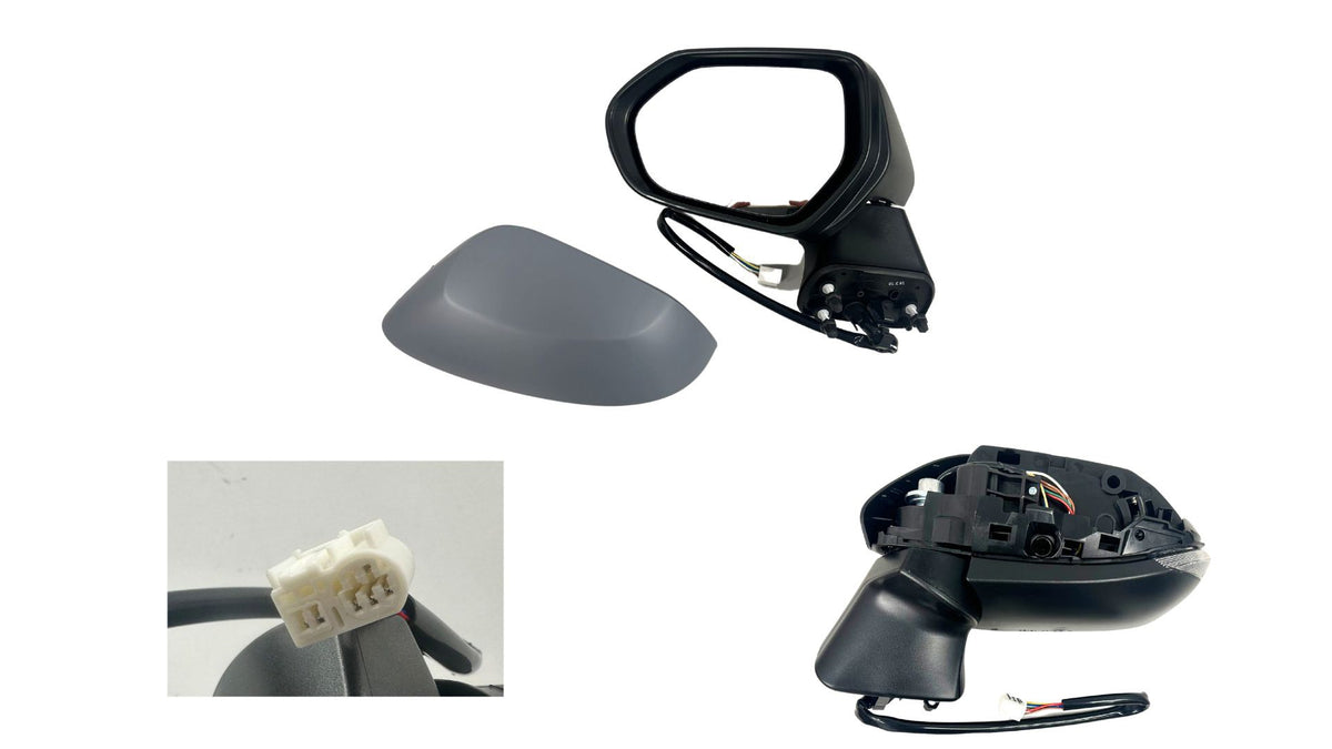 Door Mirror (LHS, Heated, 6 Pin 7 Hole) Toyota Corolla 2018 - Onwards TYCO-DOM-82L - Sterling