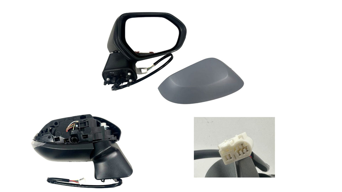 Door Mirror (RHS, Heated, with Indicator Lamp), 6 Pin 7 Hole Toyota Corolla 2018 - Current TYCO-DOM-82R - Sterling