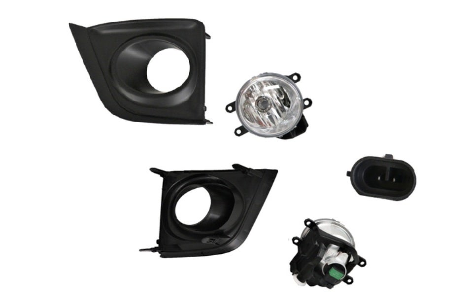 Front Fog Light Cover (RHS, Black Moulded) Toyota Corolla ZRE172 2013 - 2019 TYCO-FOL-19R - Sterling