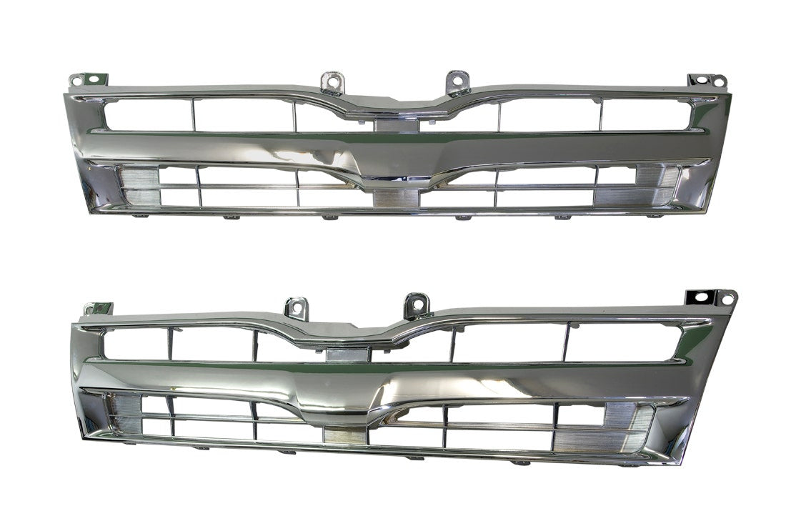 Front Grille (Full Chrome) Toyota Hiace LWB 2010 - 2013 TYHI-GRI-114F - Sterling