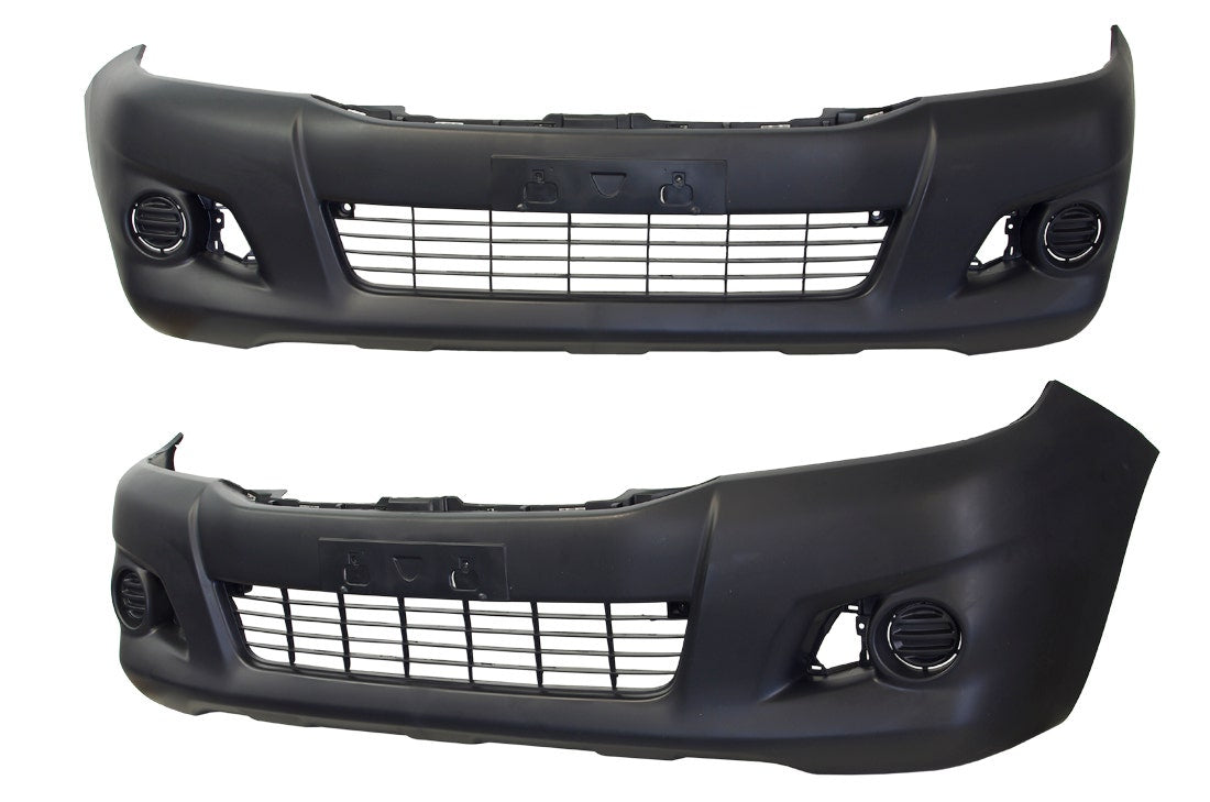 Front Bumper Bar Cover (with Inserts), TGN/KUN/GGN Toyota Hilux 2011 - 2015 TYHX - BAR - 91F - Sterling Parts - Grilles & Bumper Parts - Sterling Parts