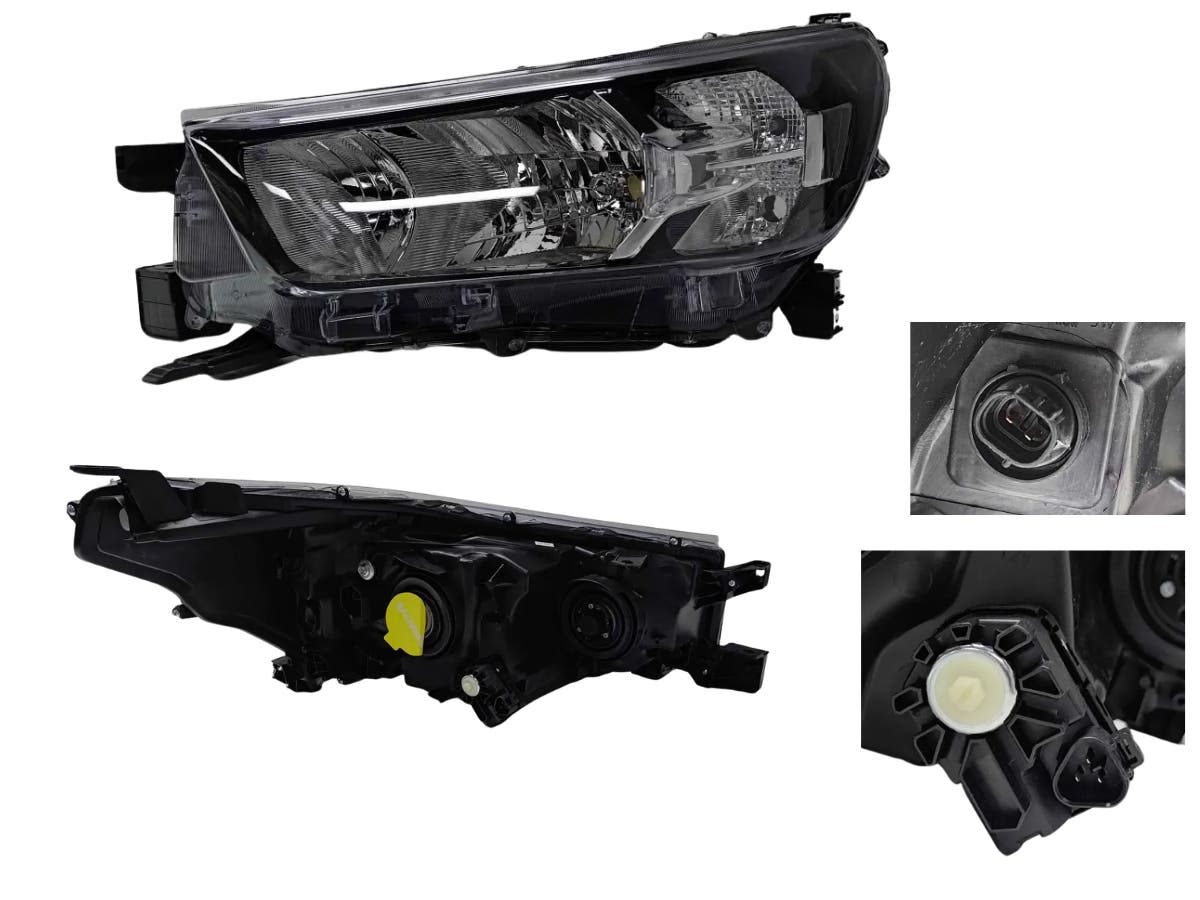 Headlight (LHS, Halogen H11/HB3) with Motor Adjuster Toyota Hilux 4WD 2020 - ON TYHX - HEL - 66L - Sterling Parts - Headlight Assemblies - Sterling Parts