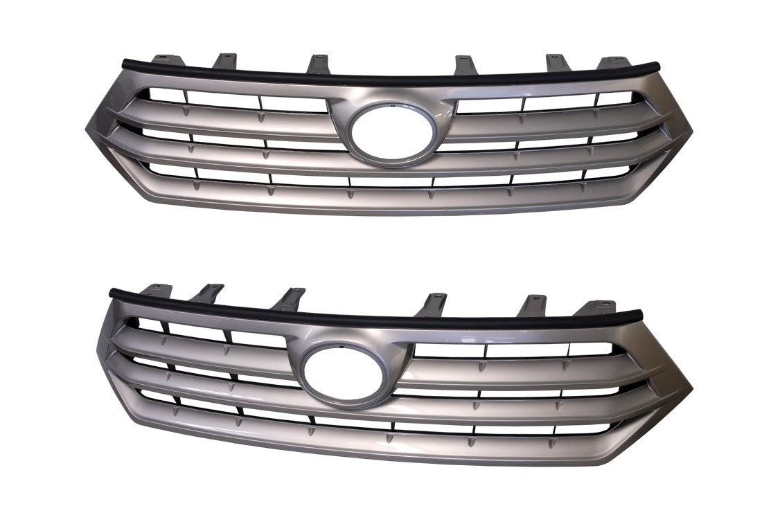 Front Grille (Silver/Black) Toyota Kluger GSU40/GSU45 2010 - 2013 TYKG-GRI-46F - Sterling