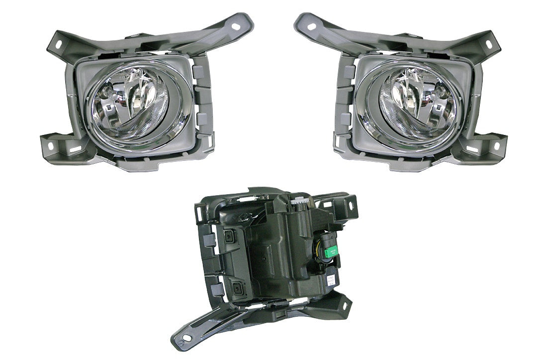 Front Fog Light Kit (2 Piece Set) Toyota LandCruiser 200 Series 2012 - 2015 TYLA-FOL-65N - Sterling