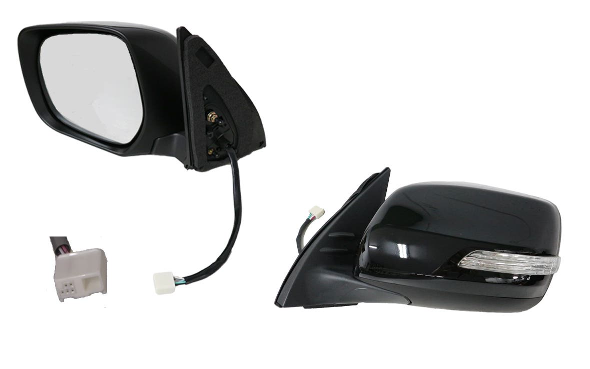 Front Door Mirror (LHS, Electric, with Blinker, 5 Pin) Toyota Prado J150 2013 - 2023 TYPD - DOM - 12L - Sterling Parts - Exterior Mirrors - Sterling Parts