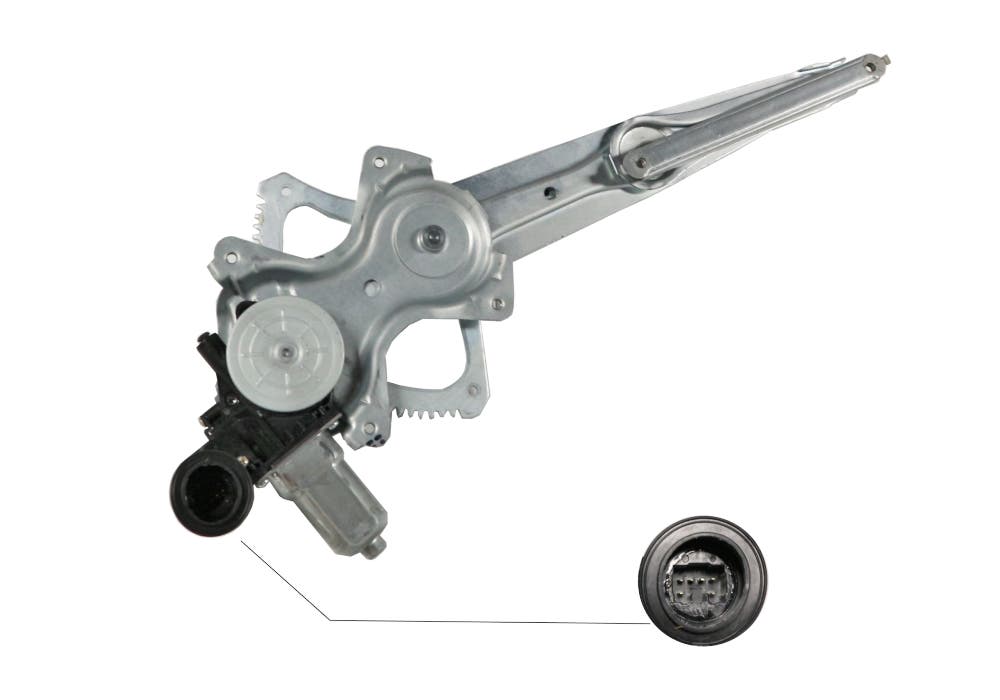 Front Window Regulator LHS (6-Pin, With Motor) Toyota Yaris NCP90 NCP91 10/2005 - 10/2011 TYYS-WIR-01L - Sterling