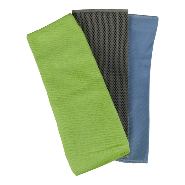 Microfibre Cloths Car Glass, Wash, & Scrub 3 Pack - Master Detailer | Universal Auto Spares