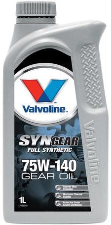 SynGear Full Synthetic 75W-140 Gear Oil 1L - Valvoline | Universal Auto Spares