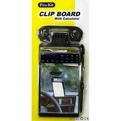 Clipboard With 2 Suction Cups & Calculator - Pro-Kit | Universal Auto Spares