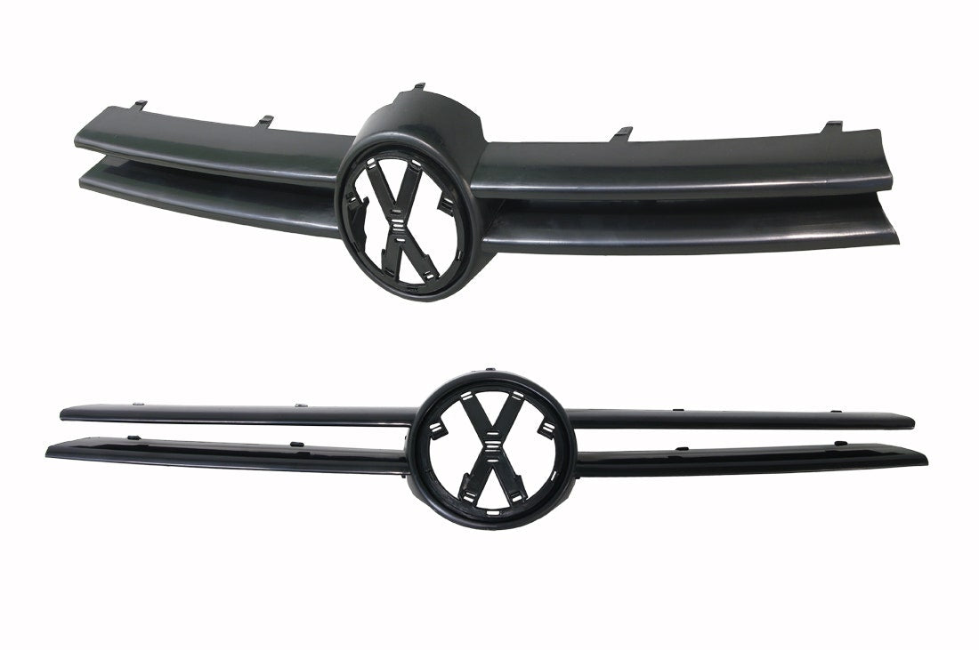 Front Outer Grille (DK Grey) Volkswagen Golf MK4 1998 - 2004 VWG4 - GRI - 14F - Sterling Parts - Grilles & Bumper Parts - Sterling Parts