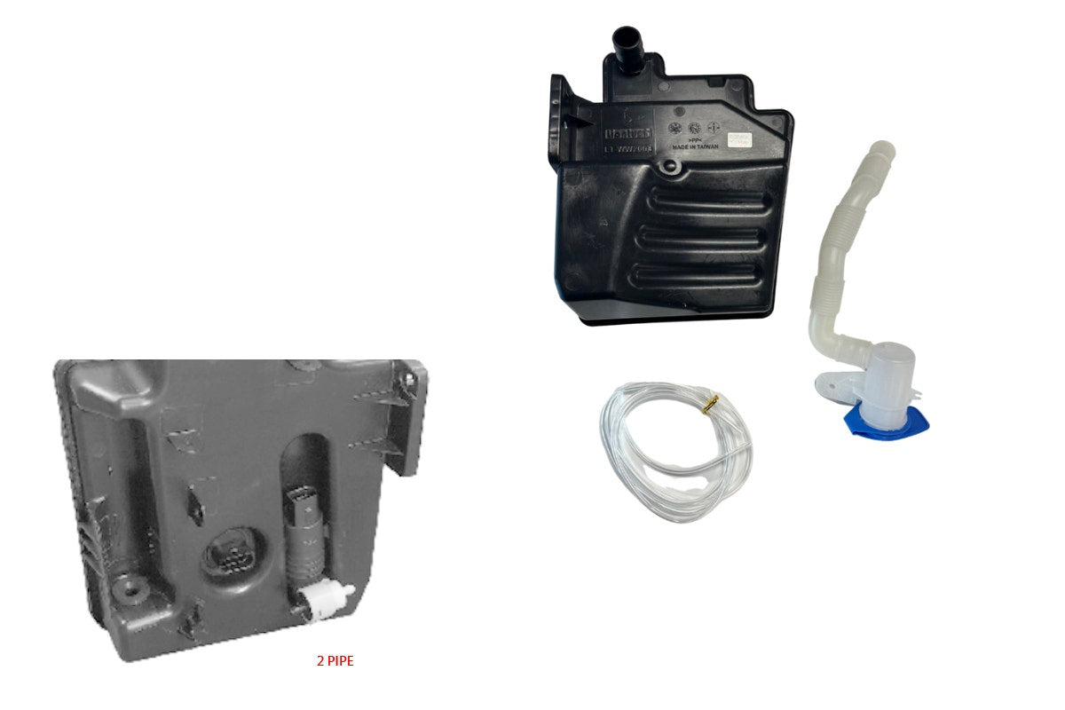Washer Bottle (with Neck Cap, 1 Motor, 2 Outlet Pipes) Volkswagen Golf MK6 2009 - 2013 VWG6 - BOT - 02N - Sterling Parts - Washer Bottles & Jets - Sterling Parts
