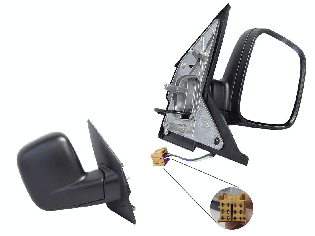 Electric Door Mirror (Heated, RHS, 5 Pin) Volkswagen Transporter T5 2004 - 2009 VWT5-DOM-05R - Sterling