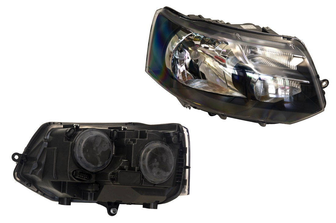 Headlight (RHS, Single Beam H4) Volkswagen Transporter T5 2009 - 2015 VWT5-HEL-13R - Sterling