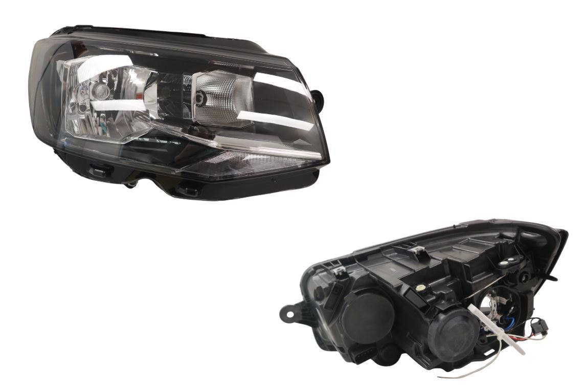 Halogen Headlight with Motor RHS Volkswagen Transporter T6 Series 1 H4 07/2015 - 05/2020 VWT6-HEL-02R - Sterling