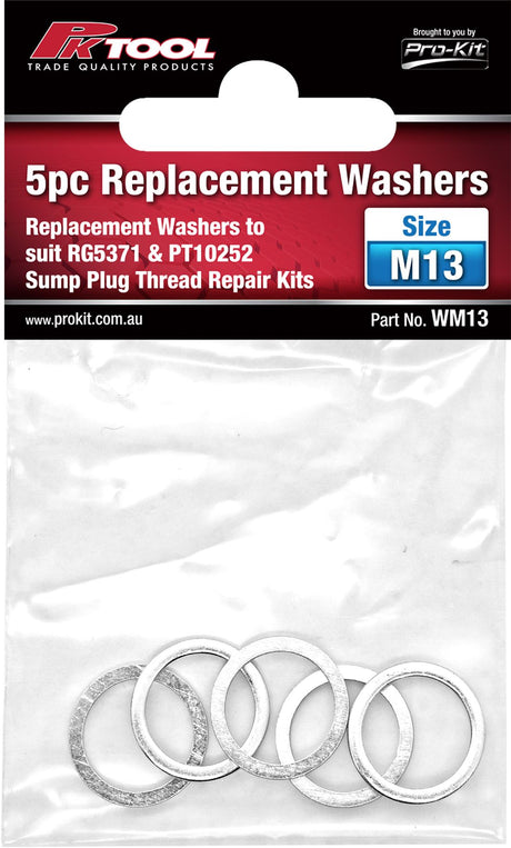 5pc Replacement Washers - PKTool | Universal Auto Spares