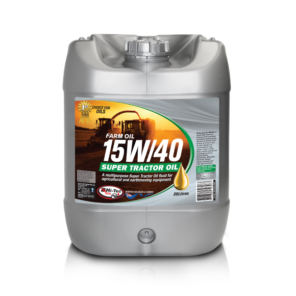 Farm Oil 15W/40 - Hi-Tec Oils 4 X 5 Litre (Carton Only)