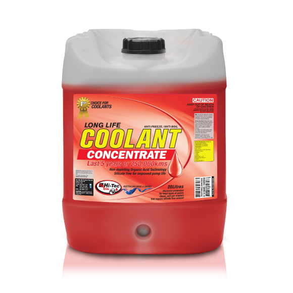 Long Life Coolant Red - Hi-Tec Oils