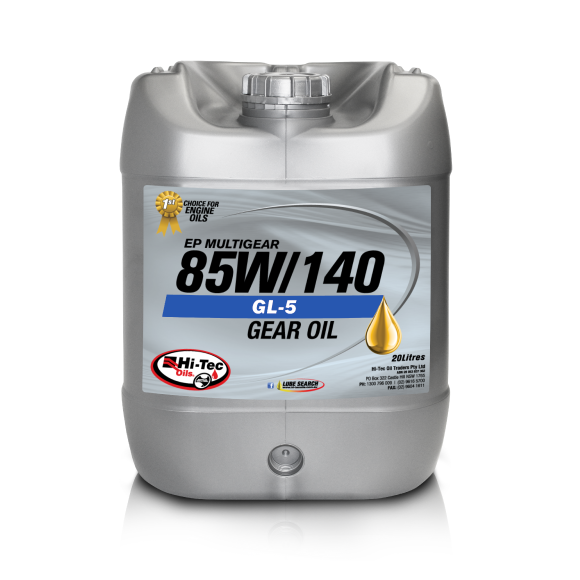 EP Multigear 85W/140 GL-5 - Hi-Tec Oils