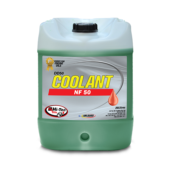 DD Coolant NF 50 Green/Yellow 20L - Hi-Tec Oils