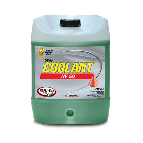 DD Coolant NF 50 Green/Yellow 20L - Hi-Tec Oils | Universal Auto Spares