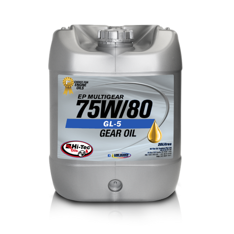 EP Multigear 75W/80 GL-5 - Hi-Tec Oils | Universal Auto Spares