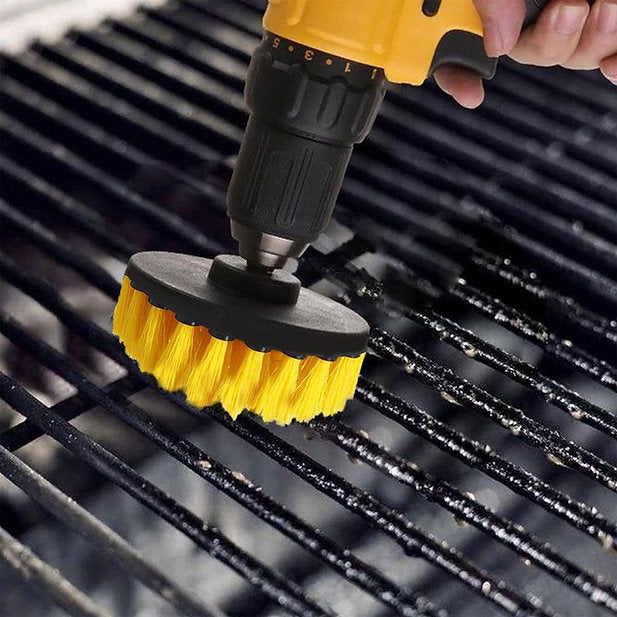 Power Scrubber Drill Brush Set With 3 Pieces - PK Tools